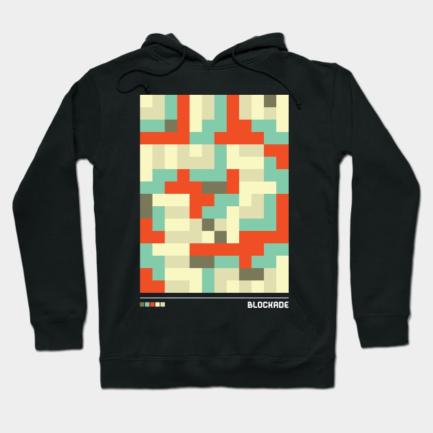 Blockade Pixels Hoodie by modernistdesign